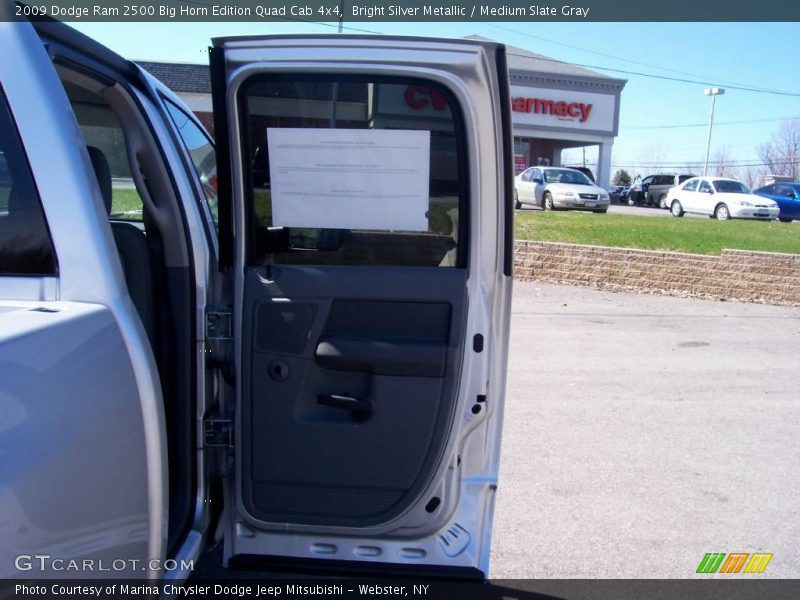 Bright Silver Metallic / Medium Slate Gray 2009 Dodge Ram 2500 Big Horn Edition Quad Cab 4x4