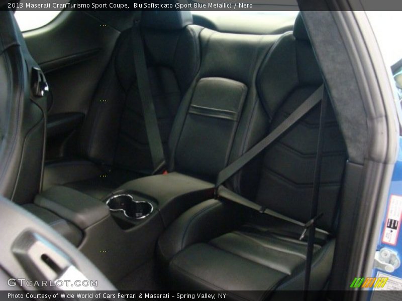 Rear Seat of 2013 GranTurismo Sport Coupe
