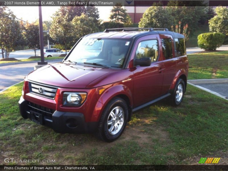 Tango Red Pearl / Black/Titanium 2007 Honda Element EX AWD