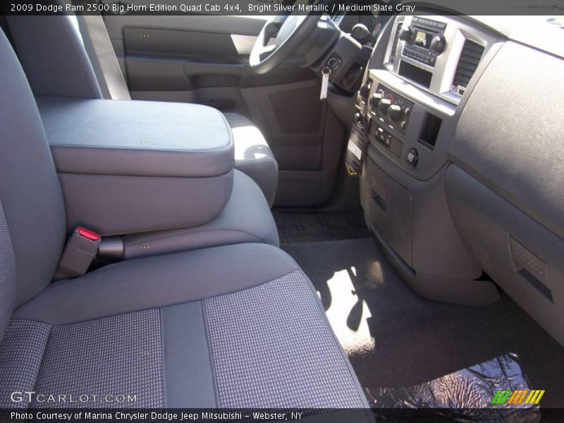 Bright Silver Metallic / Medium Slate Gray 2009 Dodge Ram 2500 Big Horn Edition Quad Cab 4x4