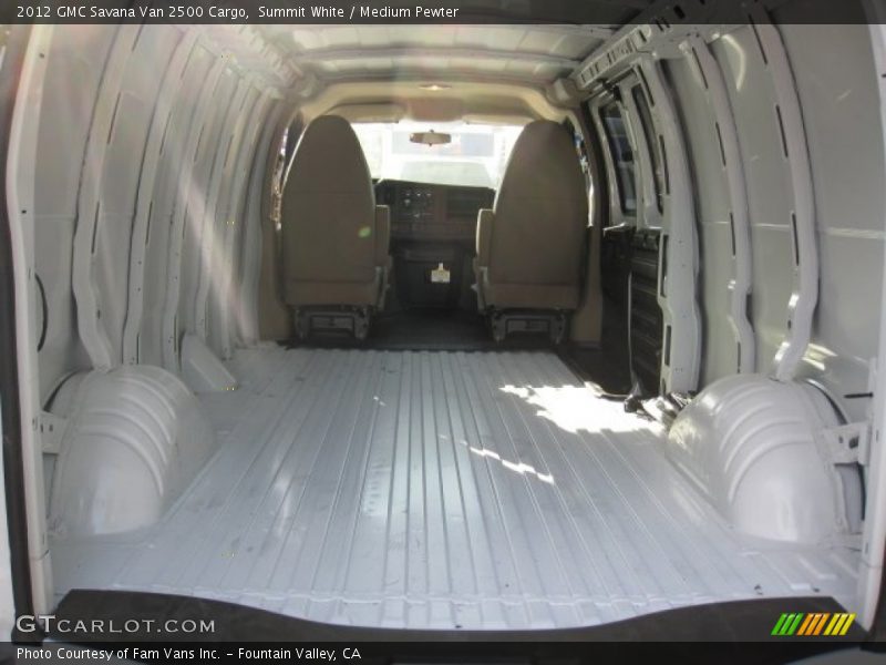 Summit White / Medium Pewter 2012 GMC Savana Van 2500 Cargo
