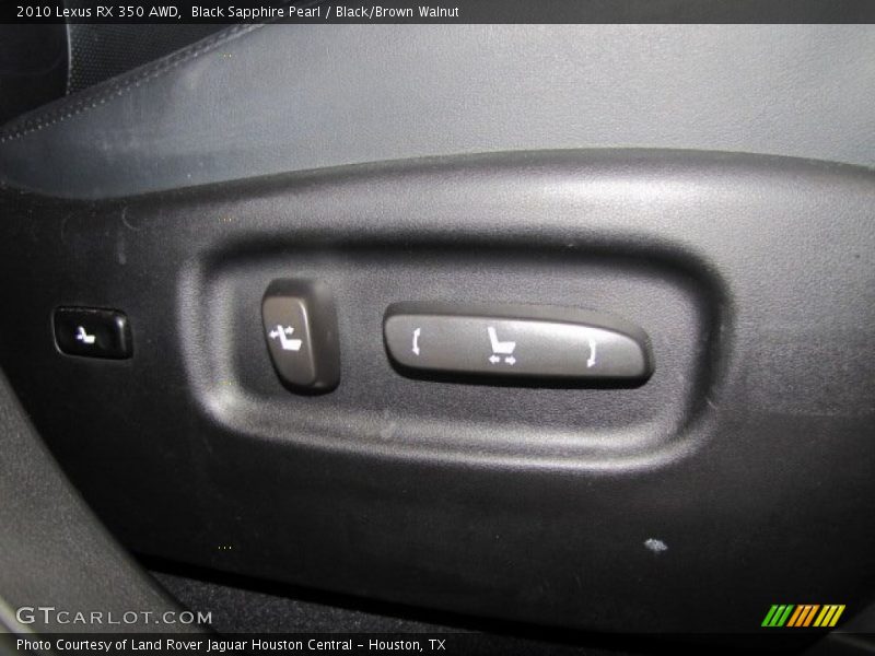Black Sapphire Pearl / Black/Brown Walnut 2010 Lexus RX 350 AWD