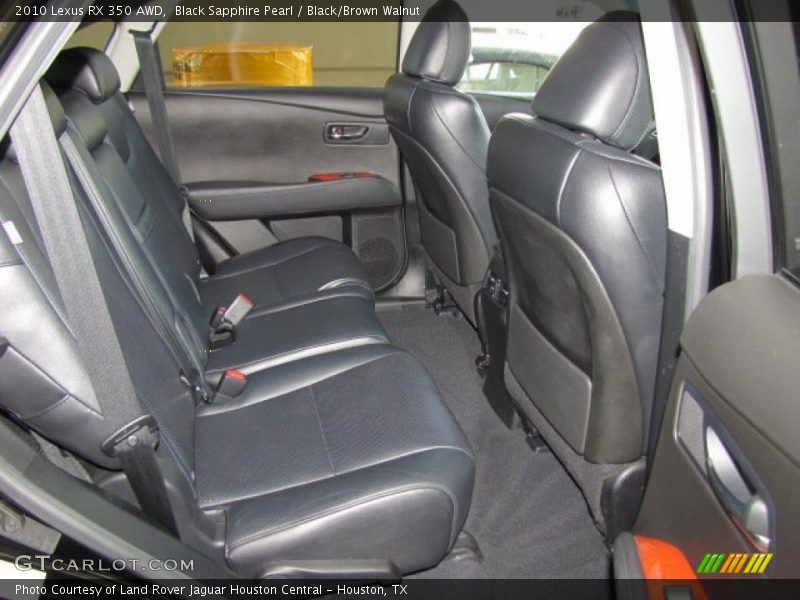 Black Sapphire Pearl / Black/Brown Walnut 2010 Lexus RX 350 AWD