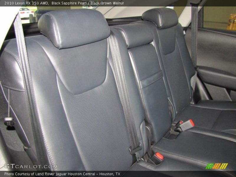 Black Sapphire Pearl / Black/Brown Walnut 2010 Lexus RX 350 AWD