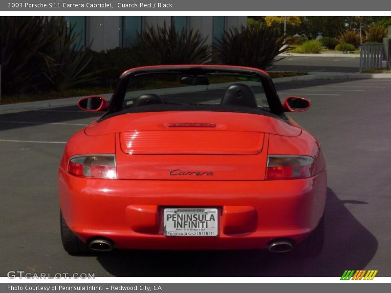 Guards Red / Black 2003 Porsche 911 Carrera Cabriolet