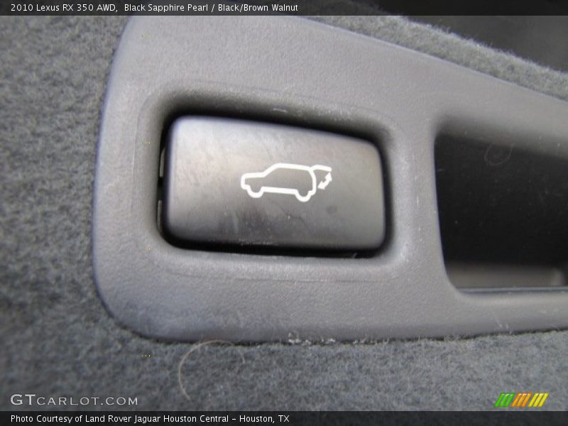 Black Sapphire Pearl / Black/Brown Walnut 2010 Lexus RX 350 AWD