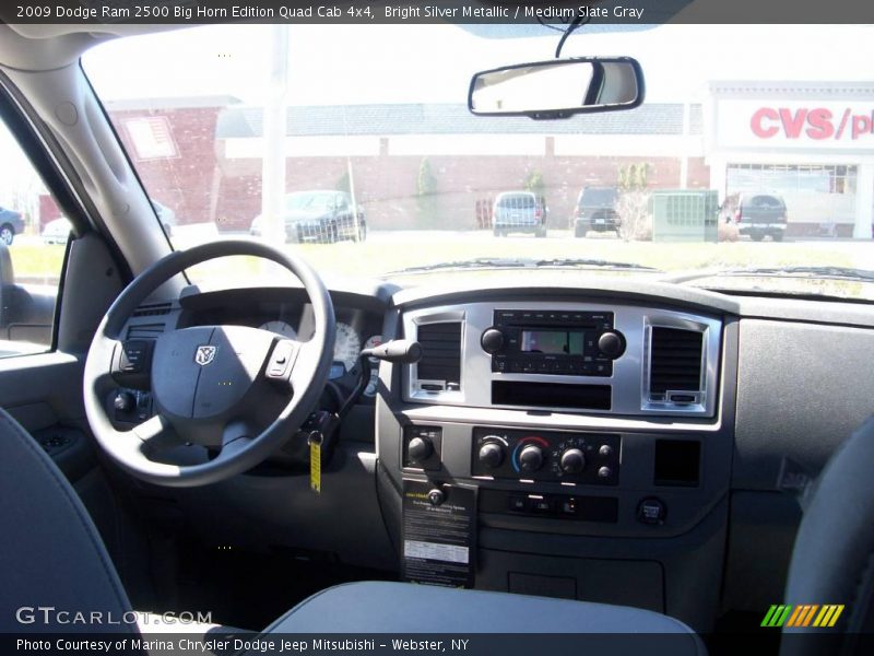 Bright Silver Metallic / Medium Slate Gray 2009 Dodge Ram 2500 Big Horn Edition Quad Cab 4x4