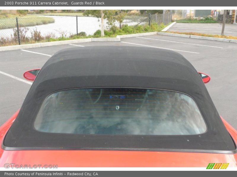 Guards Red / Black 2003 Porsche 911 Carrera Cabriolet