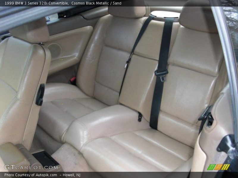 Rear Seat of 1999 3 Series 328i Convertible