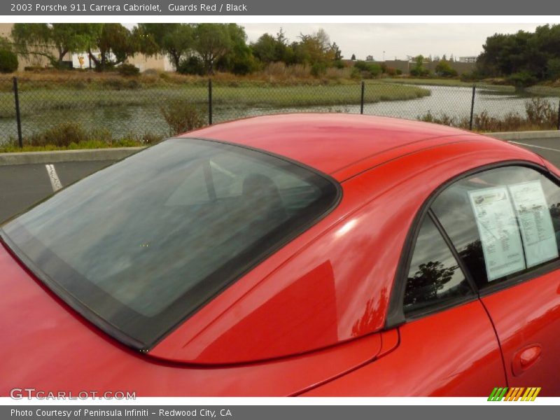 Guards Red / Black 2003 Porsche 911 Carrera Cabriolet