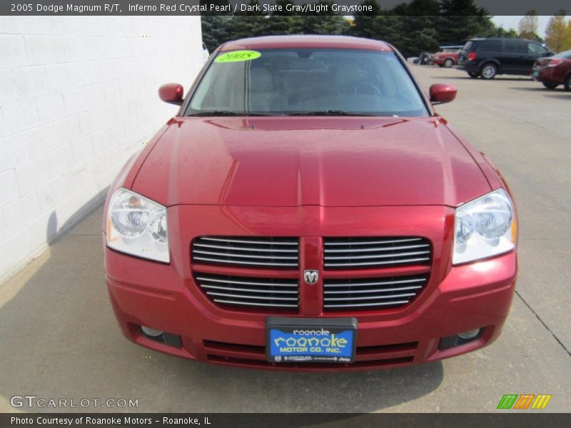 Inferno Red Crystal Pearl / Dark Slate Gray/Light Graystone 2005 Dodge Magnum R/T