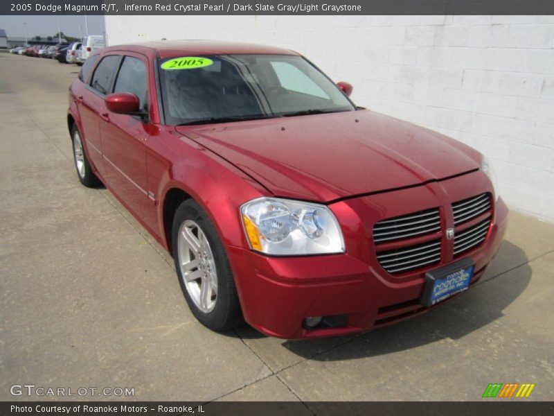 Inferno Red Crystal Pearl / Dark Slate Gray/Light Graystone 2005 Dodge Magnum R/T