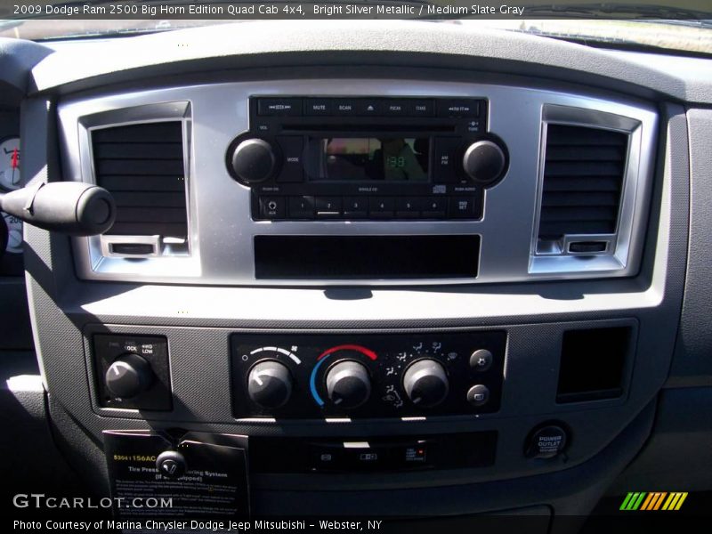 Bright Silver Metallic / Medium Slate Gray 2009 Dodge Ram 2500 Big Horn Edition Quad Cab 4x4