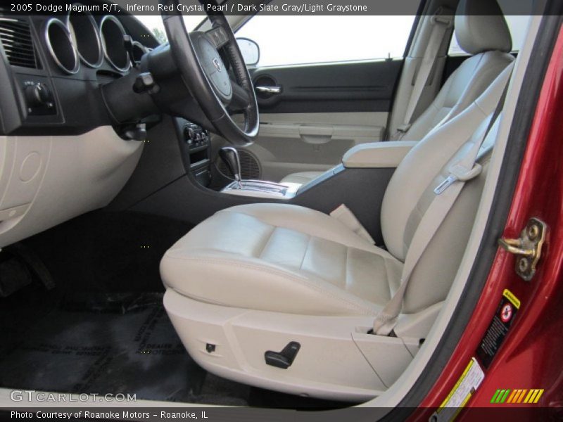 Inferno Red Crystal Pearl / Dark Slate Gray/Light Graystone 2005 Dodge Magnum R/T