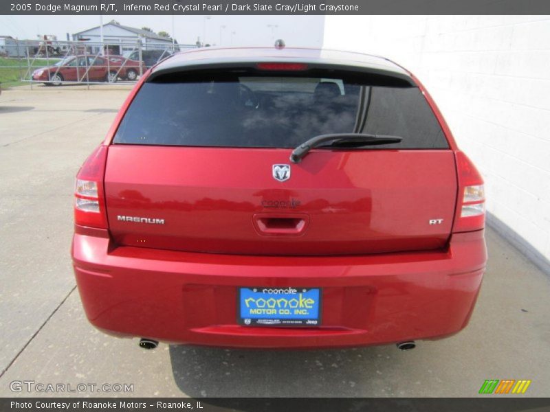 Inferno Red Crystal Pearl / Dark Slate Gray/Light Graystone 2005 Dodge Magnum R/T