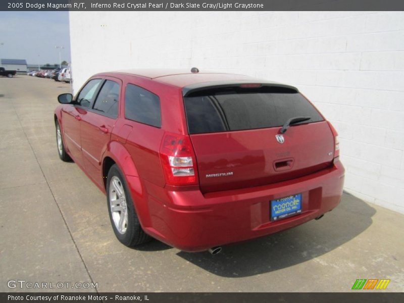 Inferno Red Crystal Pearl / Dark Slate Gray/Light Graystone 2005 Dodge Magnum R/T