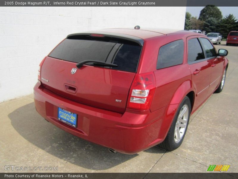 Inferno Red Crystal Pearl / Dark Slate Gray/Light Graystone 2005 Dodge Magnum R/T