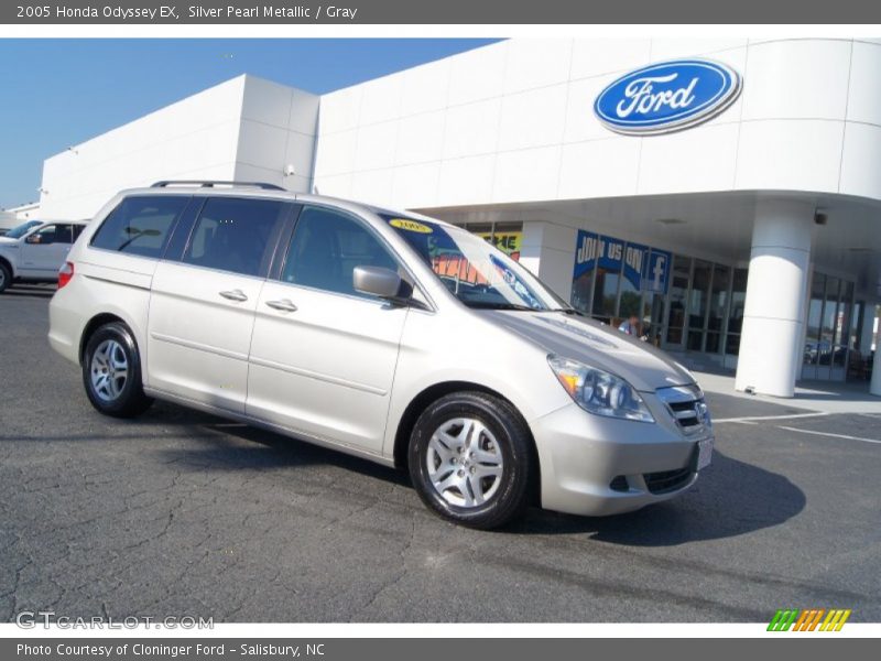 Silver Pearl Metallic / Gray 2005 Honda Odyssey EX