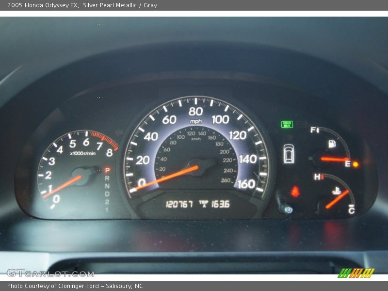 Silver Pearl Metallic / Gray 2005 Honda Odyssey EX