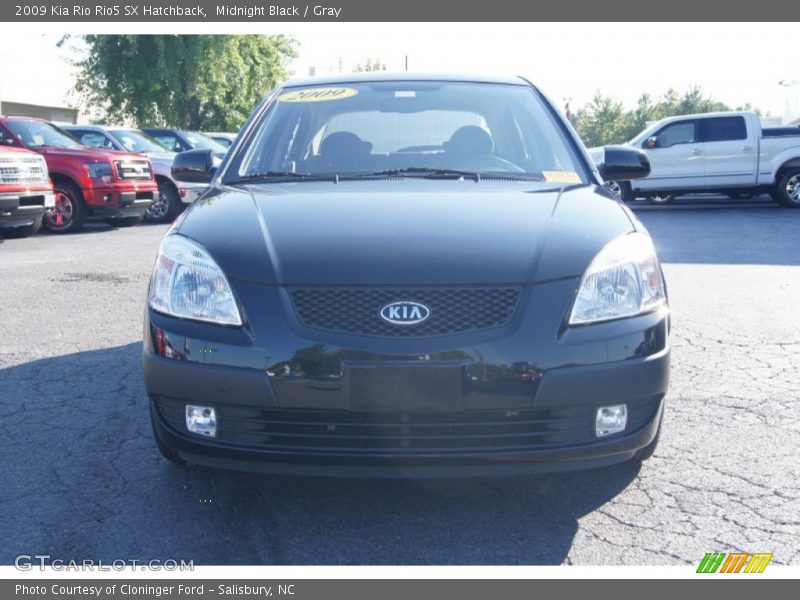 Midnight Black / Gray 2009 Kia Rio Rio5 SX Hatchback