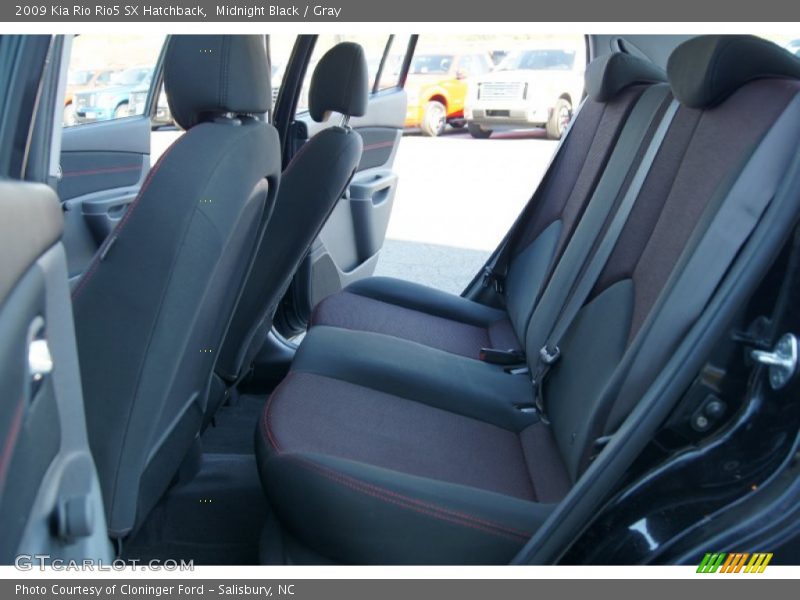Midnight Black / Gray 2009 Kia Rio Rio5 SX Hatchback