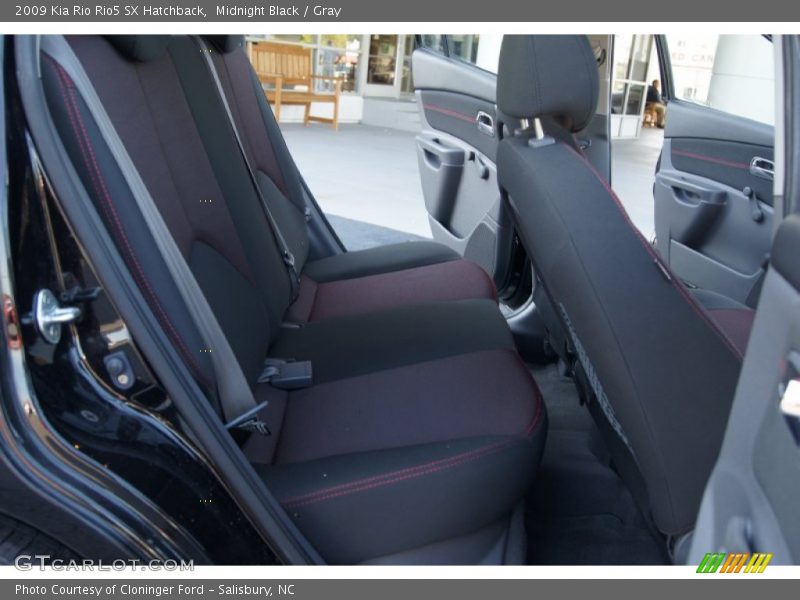 Midnight Black / Gray 2009 Kia Rio Rio5 SX Hatchback