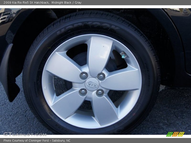 Midnight Black / Gray 2009 Kia Rio Rio5 SX Hatchback