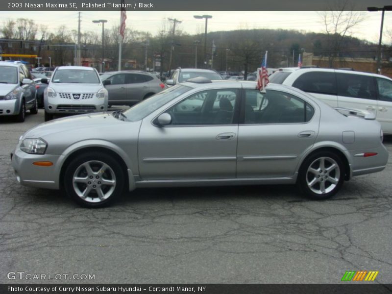 Polished Titanium / Black 2003 Nissan Maxima SE