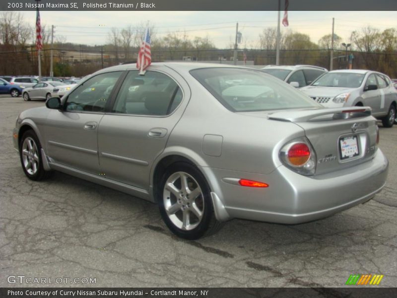 Polished Titanium / Black 2003 Nissan Maxima SE