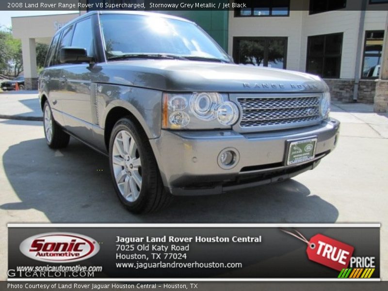 Stornoway Grey Metallic / Jet Black 2008 Land Rover Range Rover V8 Supercharged