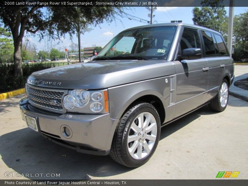 Stornoway Grey Metallic / Jet Black 2008 Land Rover Range Rover V8 Supercharged