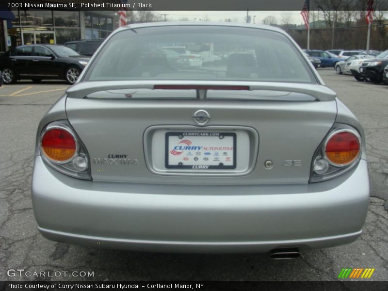 Polished Titanium / Black 2003 Nissan Maxima SE