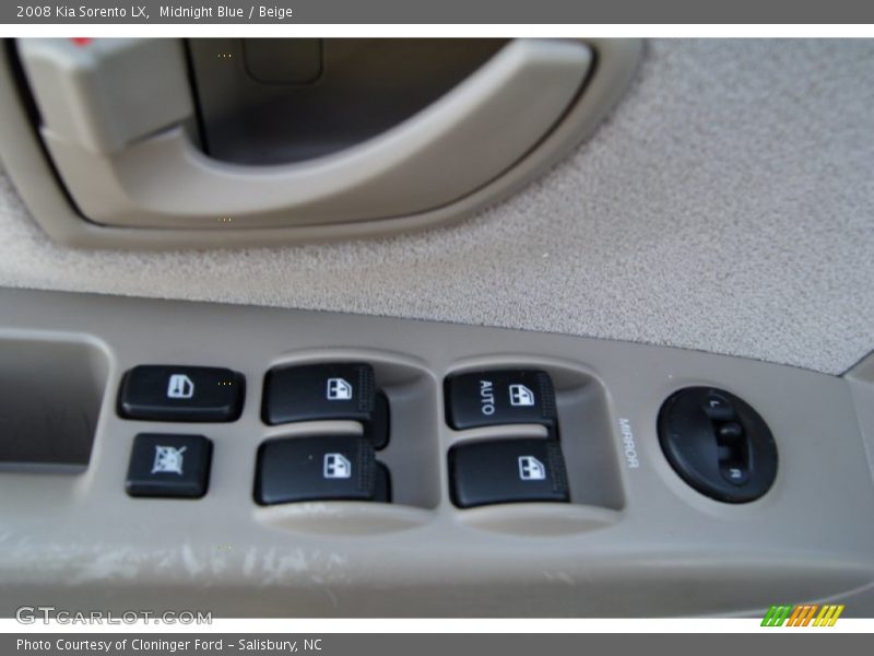 Midnight Blue / Beige 2008 Kia Sorento LX
