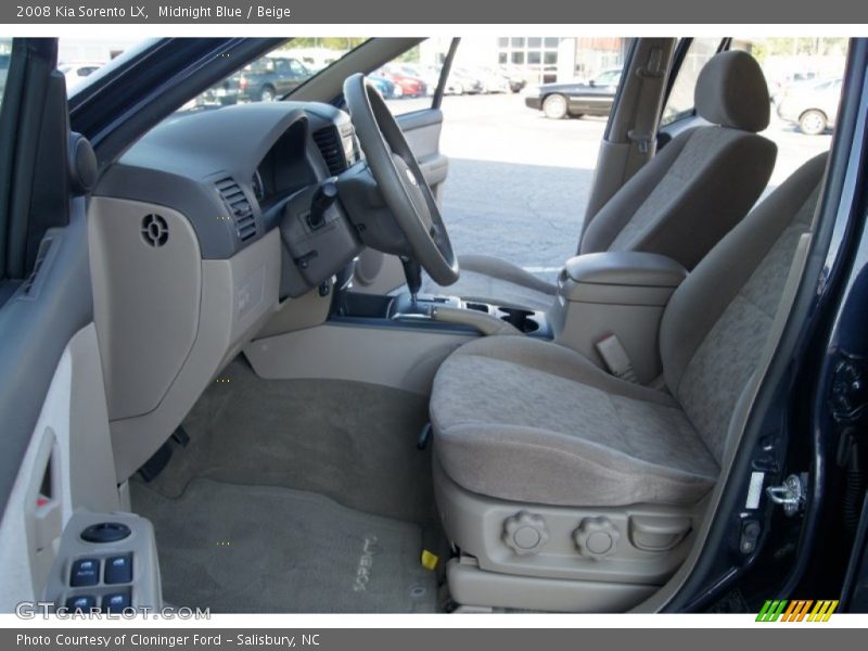Midnight Blue / Beige 2008 Kia Sorento LX
