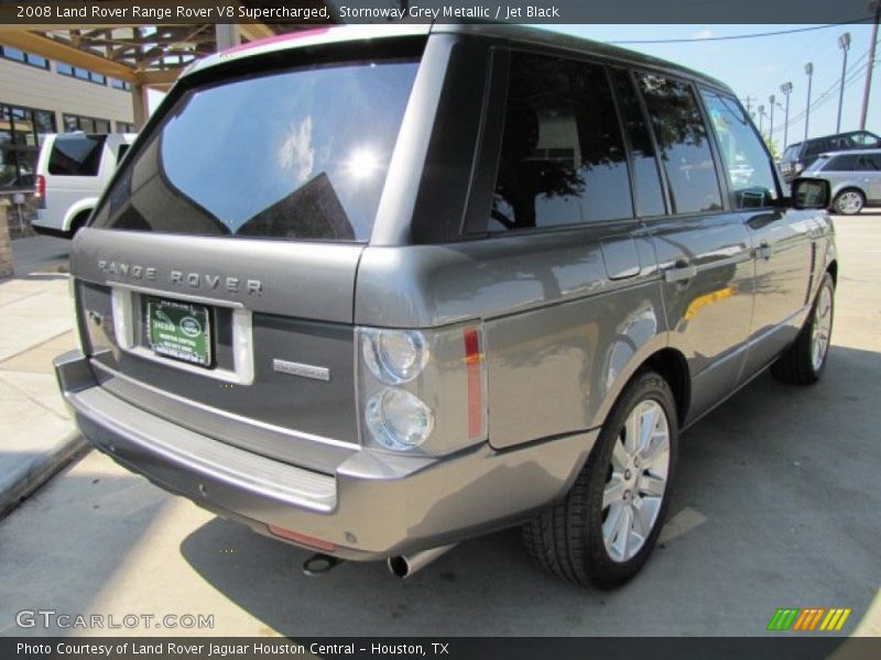 Stornoway Grey Metallic / Jet Black 2008 Land Rover Range Rover V8 Supercharged