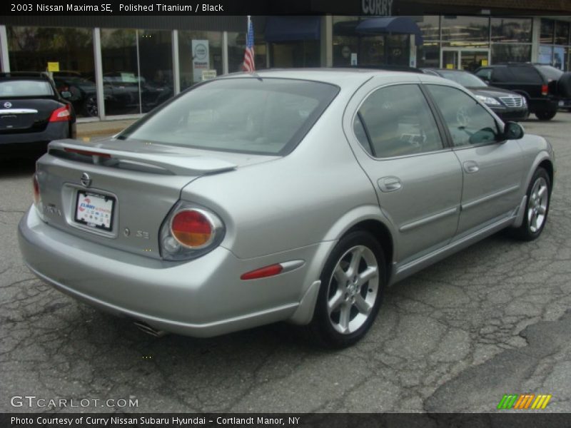 Polished Titanium / Black 2003 Nissan Maxima SE