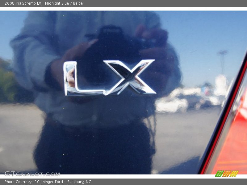 Midnight Blue / Beige 2008 Kia Sorento LX