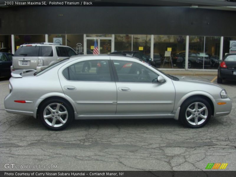 Polished Titanium / Black 2003 Nissan Maxima SE