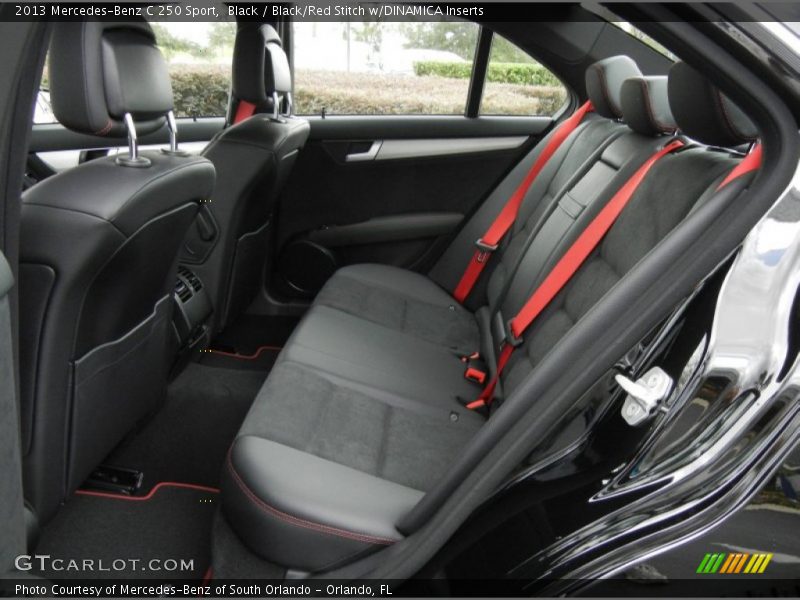 Rear Seat of 2013 C 250 Sport