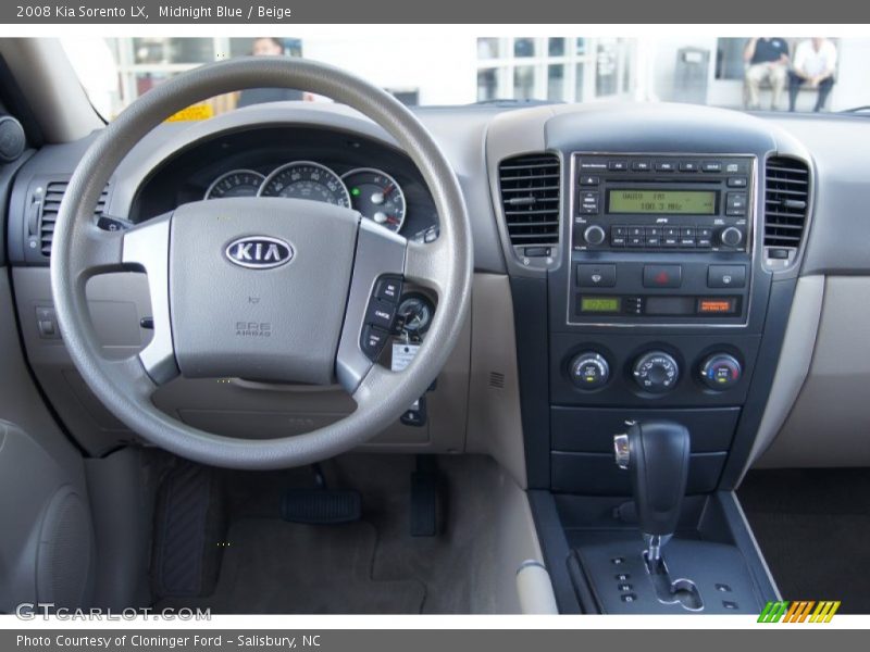 Midnight Blue / Beige 2008 Kia Sorento LX