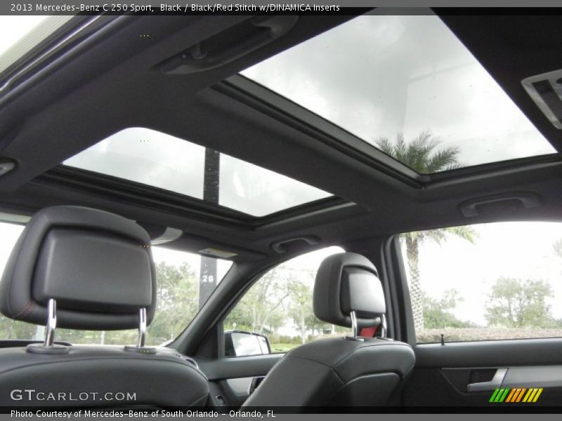 Sunroof of 2013 C 250 Sport