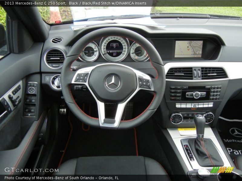 Dashboard of 2013 C 250 Sport
