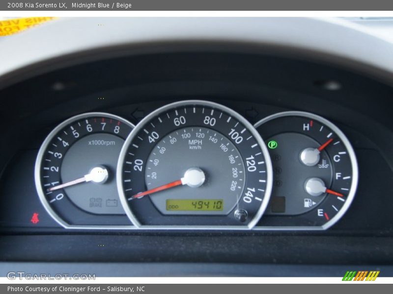 Midnight Blue / Beige 2008 Kia Sorento LX