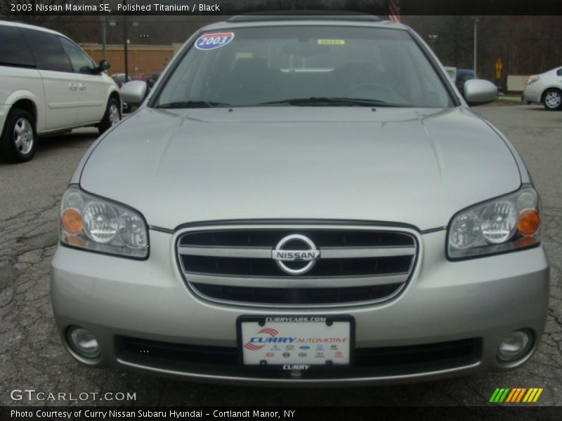 Polished Titanium / Black 2003 Nissan Maxima SE