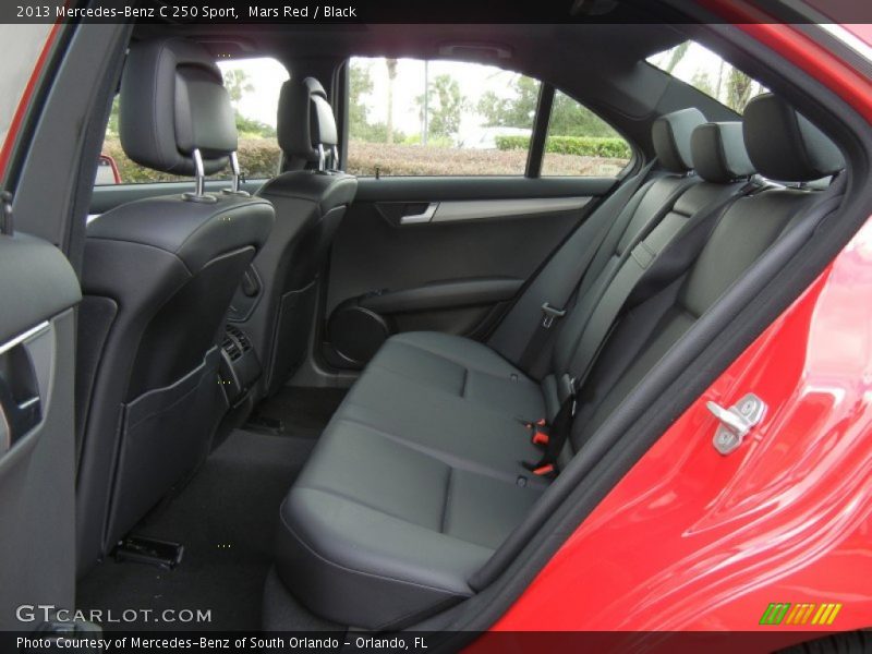 Rear Seat of 2013 C 250 Sport