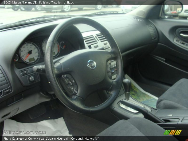 Polished Titanium / Black 2003 Nissan Maxima SE