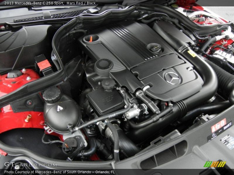  2013 C 250 Sport Engine - 1.8 Liter DI Turbocharged DOHC 16-Valve VVT 4 Cylinder