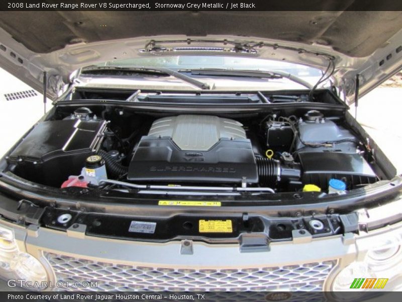 Stornoway Grey Metallic / Jet Black 2008 Land Rover Range Rover V8 Supercharged