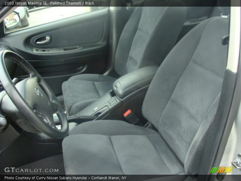 Polished Titanium / Black 2003 Nissan Maxima SE