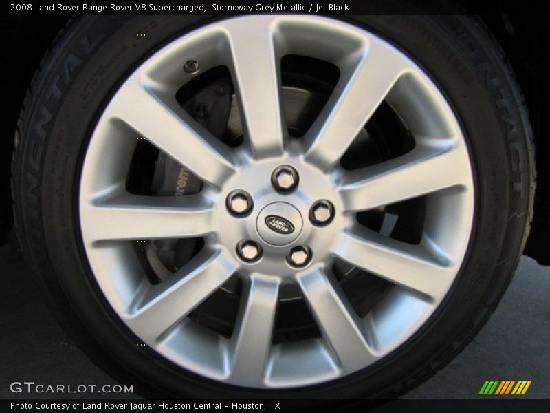 Stornoway Grey Metallic / Jet Black 2008 Land Rover Range Rover V8 Supercharged